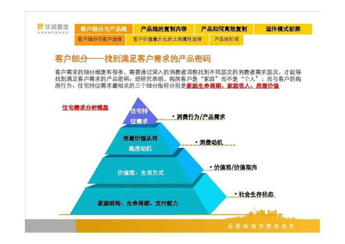 标杆华润置地集团产品线解读 上海百变数据洞察